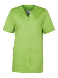 Hellgrüner Damen-Kasack mit Knöpfen